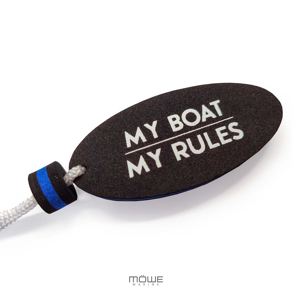 MÖWE Marine Schlüsselanhänger unsinkbar "MY BOAT MY RULES "